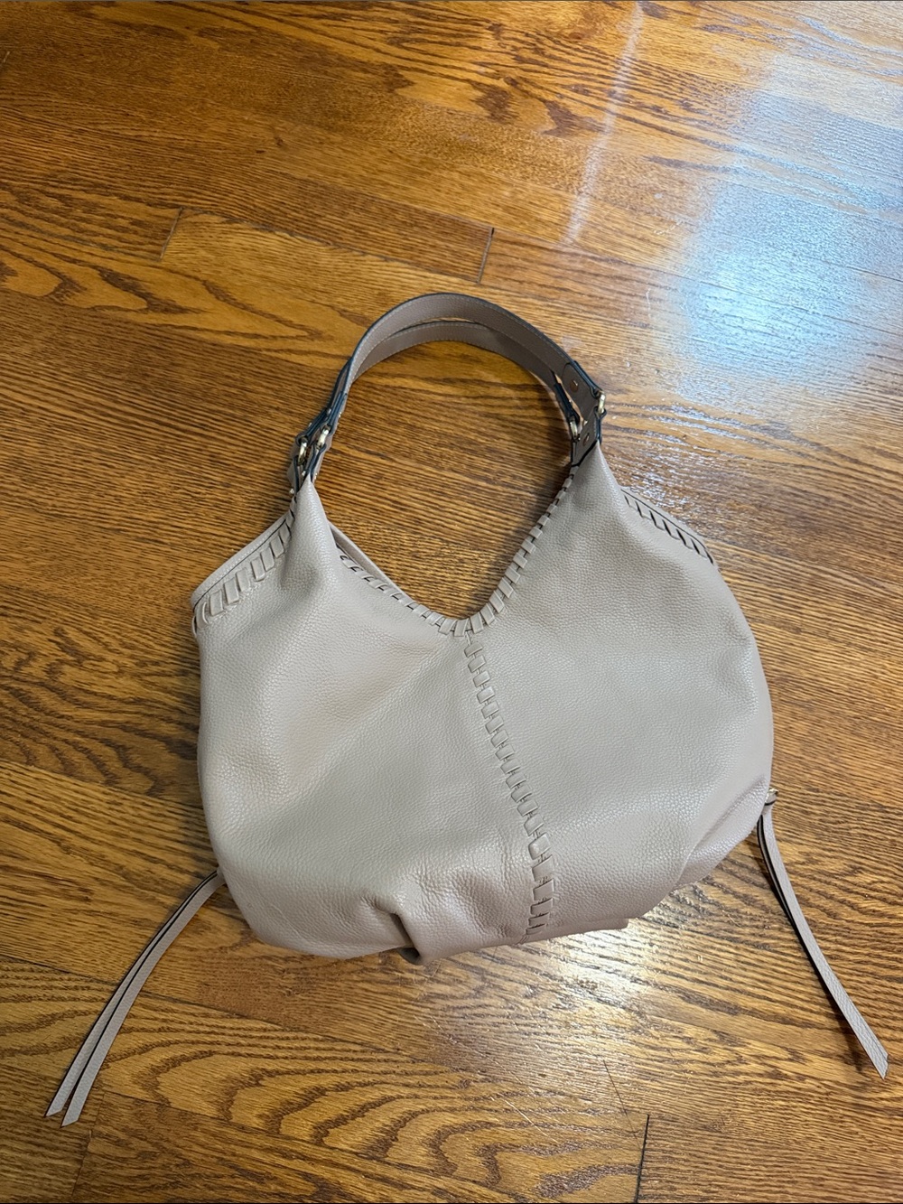 Lodis Taupe Hobo Shoulder Bag